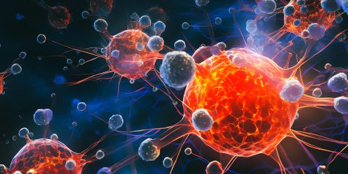 a intricate network of interconnected cells, representing the im